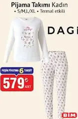 DAGİ PİJAMA TAKIMI KADIN fiyat ve kampanya bilgisi